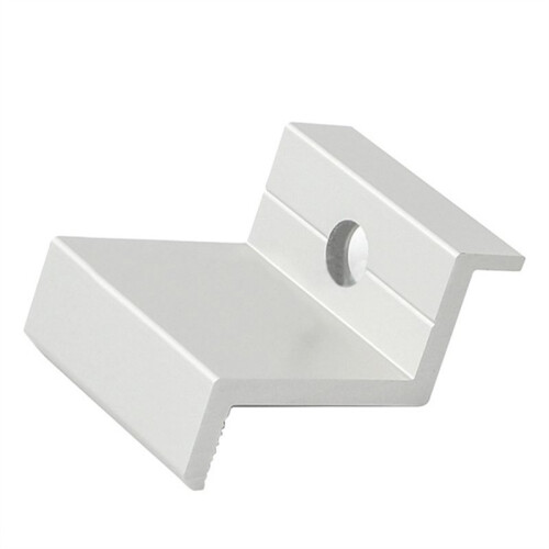 Solar Panel Adjustable Bracket Clamp PV Bracket Mounting Clip Solar End Clamp 30Mm for Fixing Solar Panel Easy to Use 1
