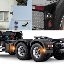3-Zijdige LED-Zijmarkeringslichten voor Vrachtwagens, Achterlichten, Remlichten, Knipperlichten voor ATV'S, Auto'S, Campers en Trailers