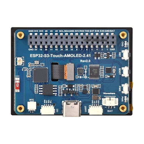 ESP32-S3 2,41 Inch AMOLED Touchscreen Ontwikkelingsbord 600x450 32-Bits LX7 Dual-Core Processor Display 1