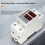 220V 63A Din Rail Adjustable Digital over Under Voltage Surge Protector Relay Current Protection Reset Protection Device 6