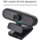 Webcam 1080P para PC/Computador com Foco Automático PDAF, Microfones Duplos e Compatível com /Teams 3