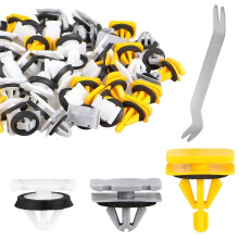 Flare Rocker Panel Moulding Clips,Auto Trim Retainer Fastener Kit for Chevy Sierra Car