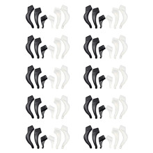3 Sizes Silicone Eyeglass Ear Grips - Anti-Slip Hooks for Sports & Reading Glasses