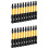 20-Pack T25 Torx Bits for Impact Driver, 2'' Magnetic Star Bits Drill Bit Set, S2 Steel, 1/4'' Hex 1