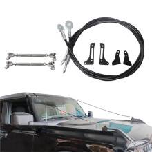 Adjustable Limb Risers Kit for Bronco 2021-2026 Jungle Obstacle Clearing Rope for Windshield Protection