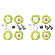Kit de Reparo com Duas Mangueiras de Linha para Motores Pequenos de 2 Tempos, Incluindo Filtro de Bulbo de Escorva, para Motosserras e Roçadeiras.