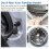 Front Load Washer Door Prop to Prevent Odors, Mold with Magnetic Stability & Adjustable Angle 4pcs 2