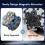 Magnetic Adsorption Replaceable Bald Electric Shaver  5D 7D 9D Blade with Double Knife Net Interface 4