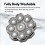 Magnetic Adsorption Replaceable Bald Electric Shaver  5D 7D 9D Blade with Double Knife Net Interface 5