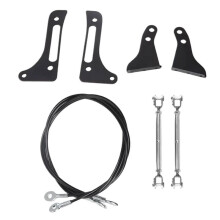 Kit de Elevadores de Extremidades Ajustables para Bronco 2021-2026, Cuerda para Despejar Obstáculos en la Jungla para Protección del Parabrisas