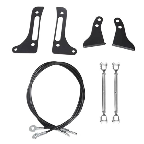 Adjustable Limb Risers Kit for  Bronco 2021-2026 Jungle Obstacle Clearing Rope for Windshield Protection