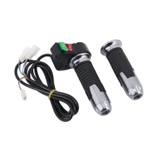 Throttle Handle 3 Speeds Gear with Horn Electric Bike Modification Part for Scooter Motorcycle E-Bike
