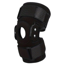 Adjustable Breathable Hinged Knee Brace Support Wrap for Meniscus Tear Patellar Tendon for Pain Relief Strains(Size:L)