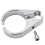 2pcs 1 1/2" Handlebar Clutch Throttle Cable Brake  Clamp for   1.5 Lnch Diameter Handlebars Holds Silver 8