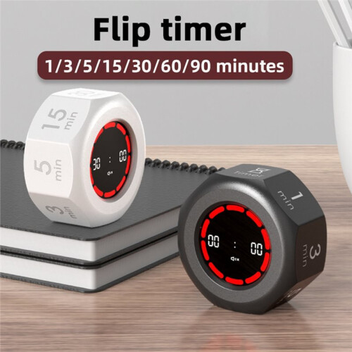 2pcs Multi-Hexagon  Timer 90-Minute Sensor Digital Timer with LED Screen 7 Set  Management Tools 1