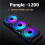 120mm PC Case Fan PWM  Bearing Silent ARGB Water Cooler Magic Cableless Cooling Ventilator 7