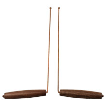 Copper Dowsing Rods 2Pcs - Divining Rods for Hunting, Water Witching, Gold Finding & Paranormal Questions