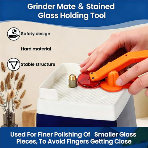 Grinder Mate Kit Include Grinder Cookie DIY Enthusiasts Glass Holding Tool Improve Efficiency