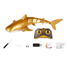 2.4G Funny RC Toy Remote Control Animal Bath Tub Pool Electric Toys for Kids Cool Stuff Sharks Submarine Gold
