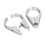 2pcs 1 1/2" Handlebar Clutch Throttle Cable Brake  Clamp for   1.5 Lnch Diameter Handlebars Holds Silver 10