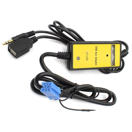 Adattatore per Convertire CD In MP3 con Ingresso AUX USB (8 Pin) per , , , per , per , Octavia,  e Leon. 1