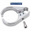 2pcs 1 1/2" Handlebar Clutch Throttle Cable Brake  Clamp for   1.5 Lnch Diameter Handlebars Holds Silver 7