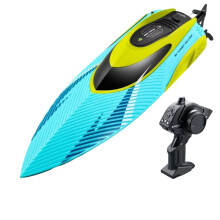 S3 High-Speed Large Water Boat Electric Remote Control Speedboat Charging Motor Children Ship Model Toy Gift Green