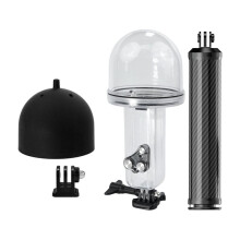 Custodia Subacquea Impermeabile per per Osmo Pocket 4P + Asta di Galleggiamento, Copertura per Immersioni Fino A 50 M per per Osmo Pocket 4P
