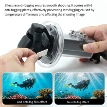 For Osmo Pocket 4P Underwater Waterproof Housing 50m Diving Cover for Osmo Pocket 4P Diving Case