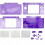 Full Housing Shell for  NDS Lite/NDSL Case Cover Button Screen Len Screws Kit Clear Transparent DIY Shell A 4