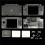 Full Housing Shell for  NDS Lite/NDSL Case Cover Button Screen Len Screws Kit Clear Transparent DIY Shell A 5