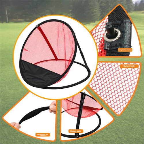Chipping Net Set Portable Practice  for Backyard & Indoor Training Collapsible Training Net 2