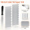 Cake Spatula Set Cake Scraper Double Sided Patterned Pastry Comb Smoother Cake Decorating Tools 3
