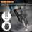 14 Pack Spot Weld Cutter Sets Double Sided, 3/8" HSS Spot Weld Cutter Remover Drill Bits Hex Sheet Hole Cutter Remover 6