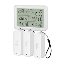 Tuya WiFi Remote Temperature and Humidity Monitor Hygrometer Thermometers with App Alerts for Home