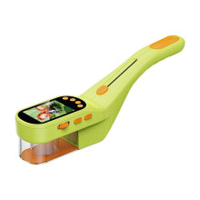 Microscopio con 8 LED di Illuminazione, Schermo da 2,4 Pollici, Microscopio Ad Alta Definizione per La Cattura di Insetti, Schermo IPS e Funzione di