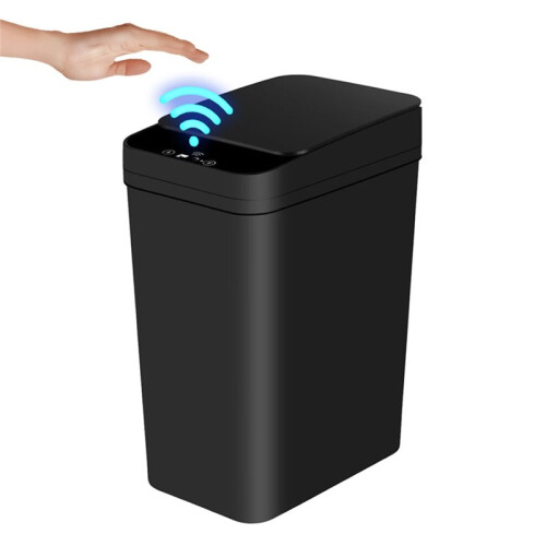 Lixeira Automática Sem Toque 12L com Sensor de Movimento Elétrico para Cozinha, Sala de Estar, RV A 1