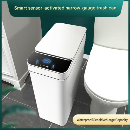 Lixeira Automática Sem Toque 12L com Sensor de Movimento Elétrico para Cozinha, Sala de Estar, RV A 2