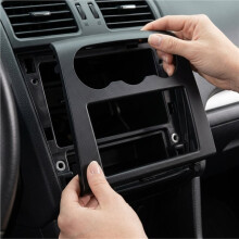 68260-JA00A 2DIN 7 Inch Car Radio Dash Kit for Altima 2007-2012 Stereo Fascia Adapter Kit Bezel Mount Bracket