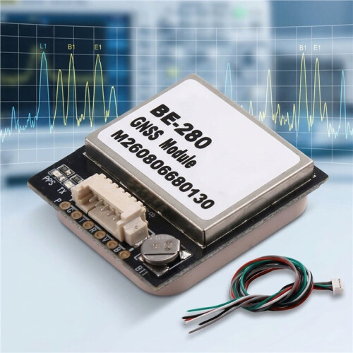 BE-280 GNSS Module GPS BDS GALILEO Multi-System Positioning Receiver TTL Output Support UBX NMEA Protocol 2