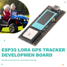 ESP32 LoRa GPS Tracker Developmen Board Wireless Tracker Development Board 863-928MHz for Vehicle Bike Kids Pet Car