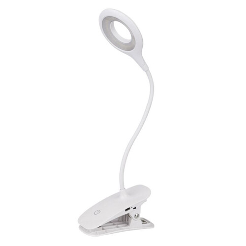 LED Desk Lamp Clip  Type USB Charging with Built in Lithium Battery Touch Dimming 3 Modes Learning Reading Table Lamp 1