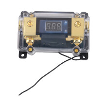Car Stereo Audio Led Display Digital Voltage Inline ANL Holder 0 2 4 Gauge in Out with 200 Amp Fuse