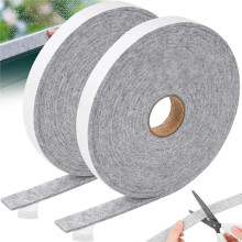 Self-Adhesive Roll 6m X 2 cm X 4 mm, Strips Self-Adhesive ,for Protect Couch Table Legs Chair Window Grey