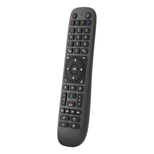 2.4G BT Dual Mode Backlit Remote with Air Mouse 44 Keys IR Learning RF Remote for Android TV Boxs  TV PC Projector
