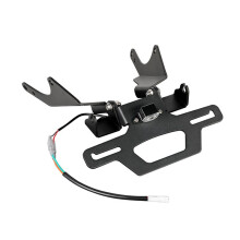 License Plate Holder LED Plate Light for CB650R CBR650R 2021-2026 Motorcycle Eliminator Frame