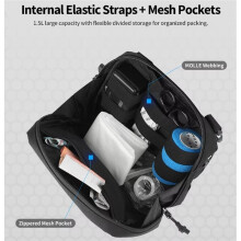 Motorcycle Chest Bag 1.5L Motorcycle Tool Storage Bag Outdoor Camping Motor Accessories Large-Capacity Waterproof
