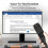 2.4G BT Dual Mode Backlit Remote with Air Mouse 44 Keys IR Learning RF Remote for Android TV Boxs  TV PC Projector 8
