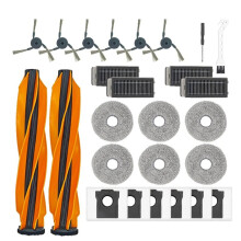 Accessoires voor Mova Mobius 60 Robotstofzuiger: Hoofdborstels, Filters, Stofzakken, Dweilen, Zijborstels