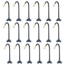 Drip Irrigation Emitters with T-Connector 8mm Tubing Rustproof Sprinkler 15-Piece Plants Irrigation Nozzle for Garden